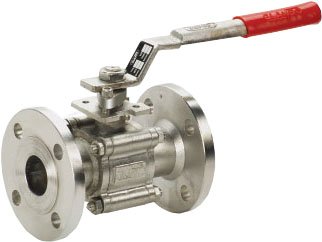 SS 304 Flanged Industrial Ball Valve